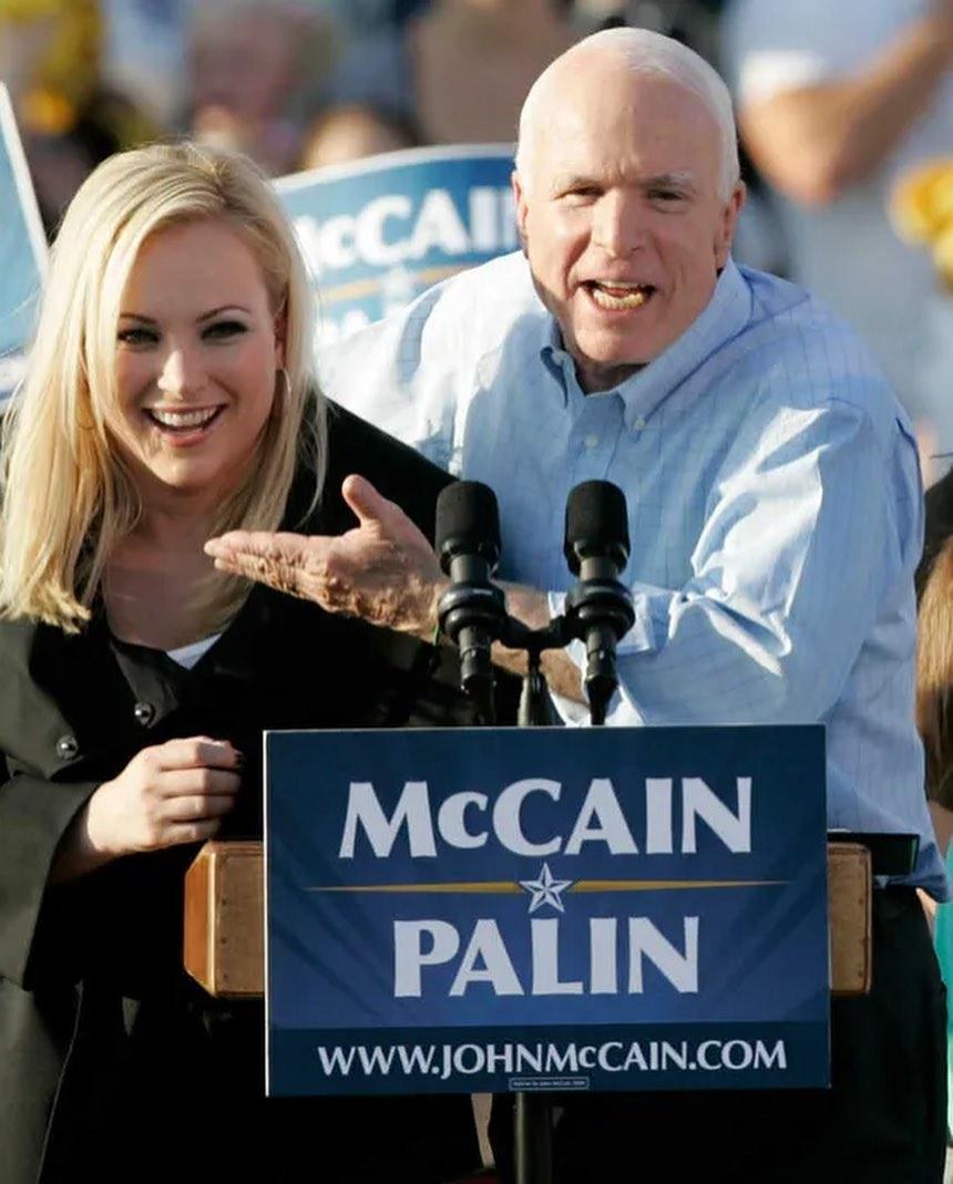 Meghan McCain and her late dad John McCain