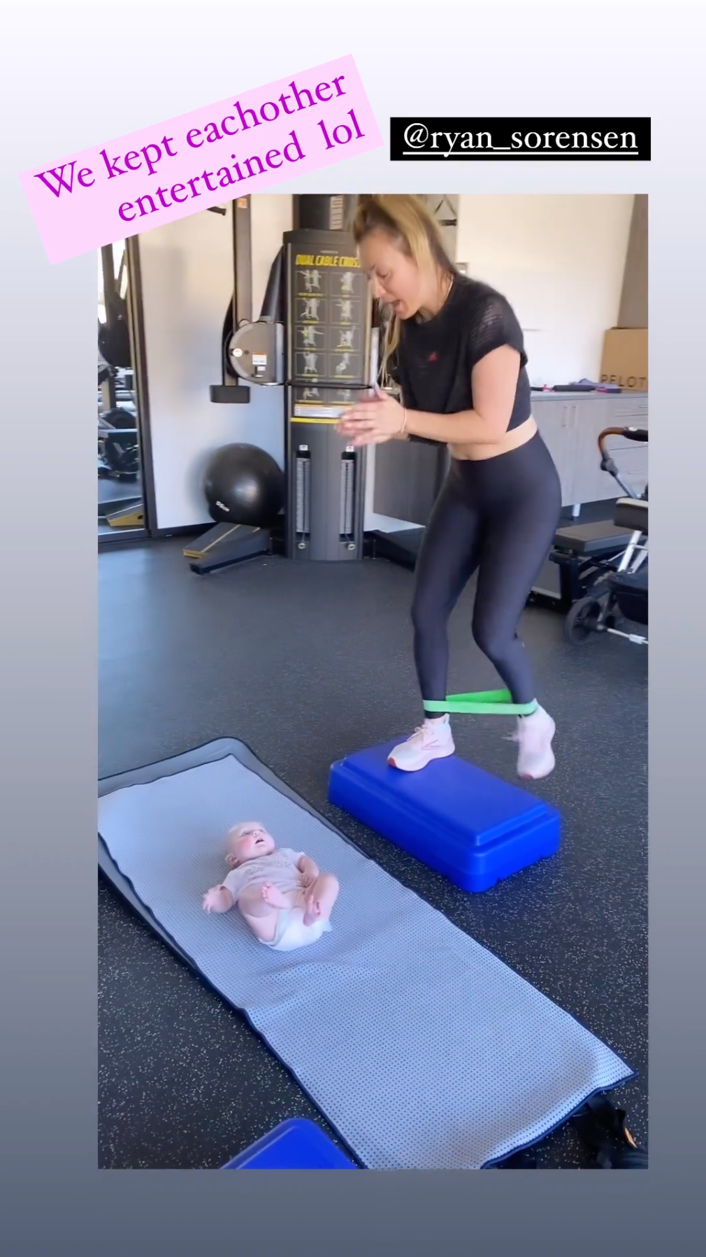 Kaley Cuoco enjoys bring your daughter to gym day