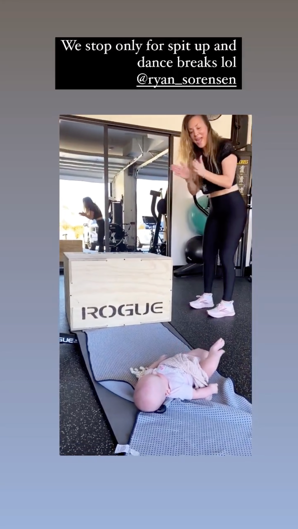 Kaley Cuoco enjoys bring your daughter to gym day