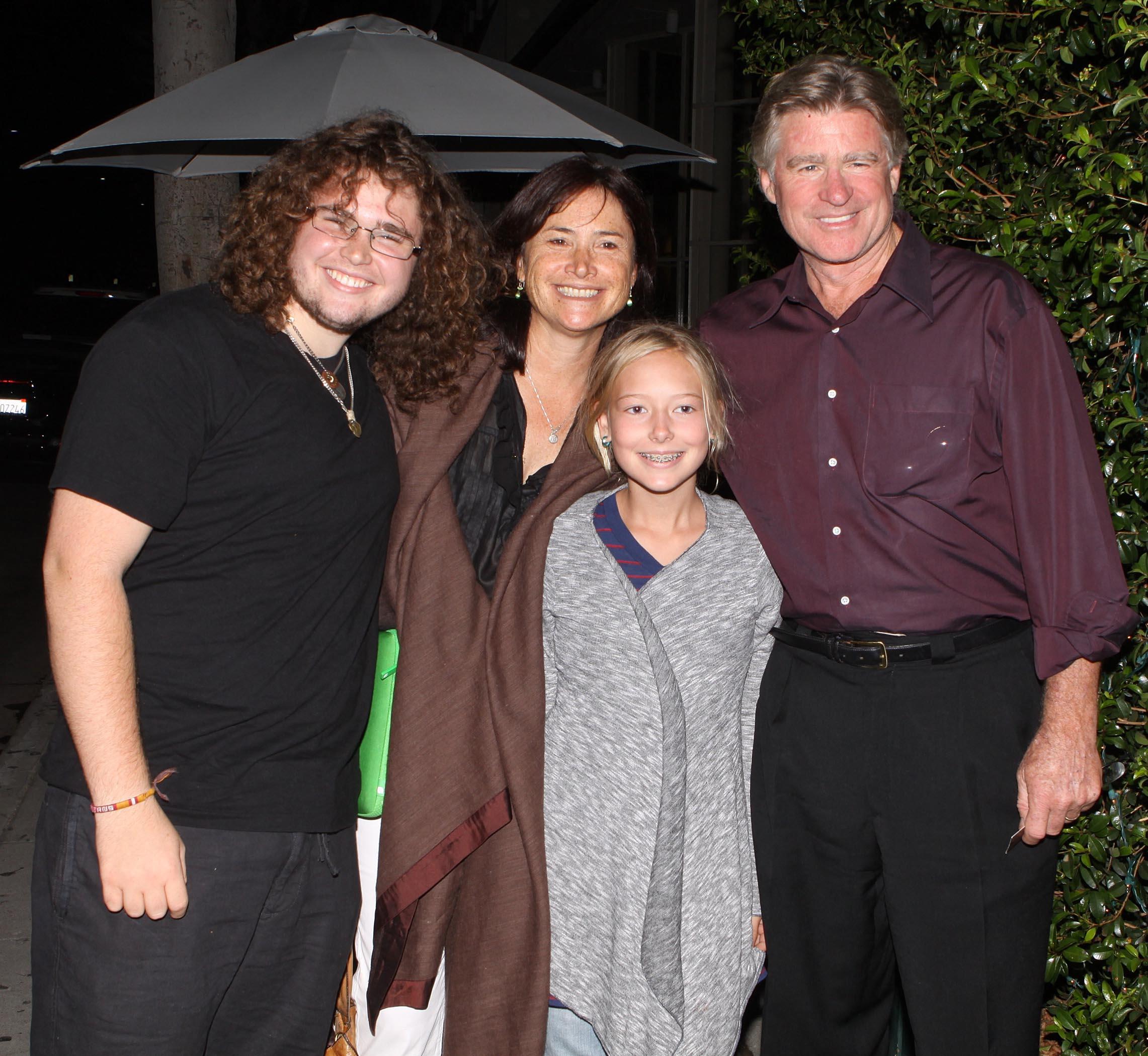 The late Treat Williams with family