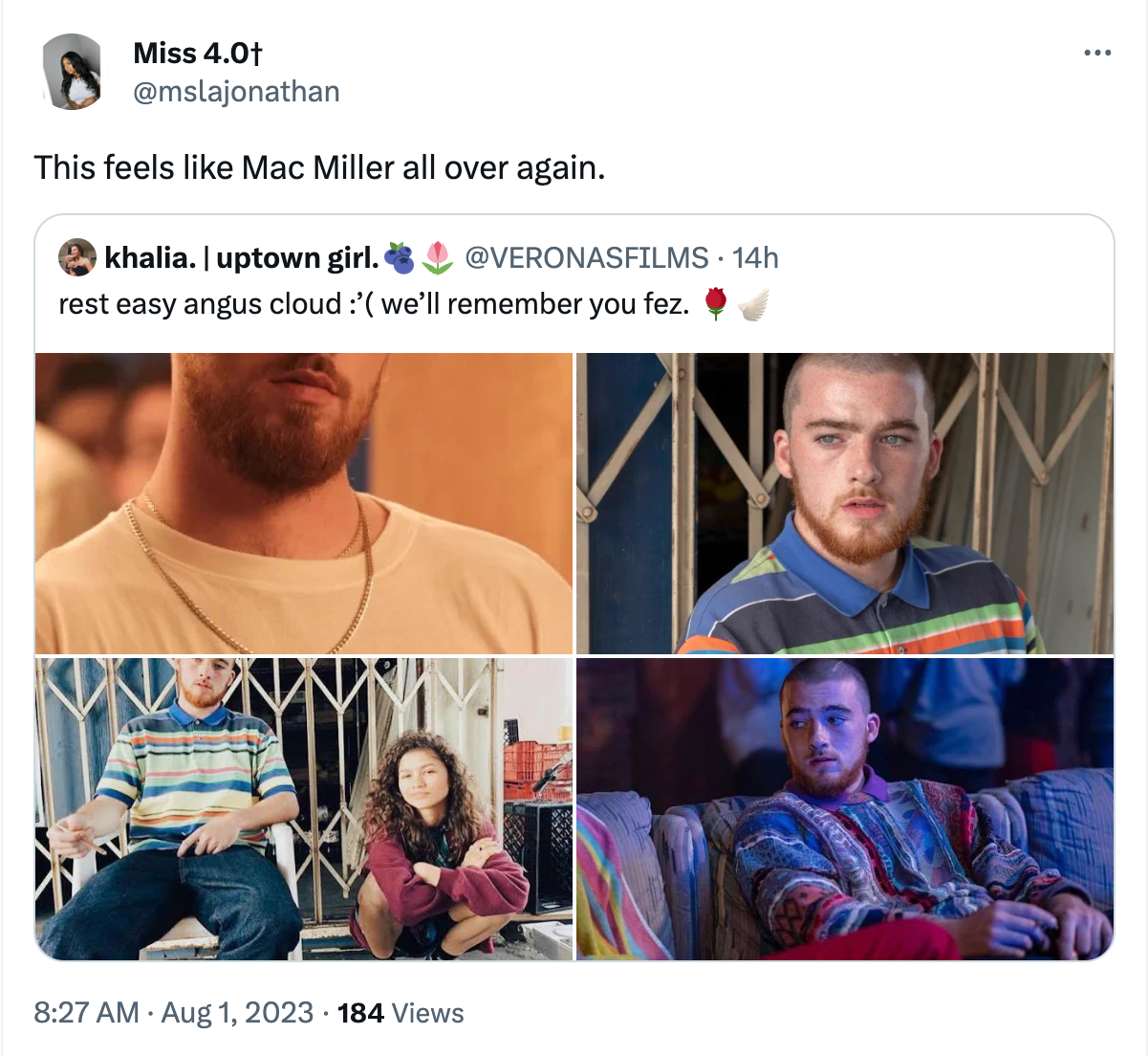 Mac Miller Fans Triggered By Angus Cloud's Passing, 'Mourning All Over Again'
