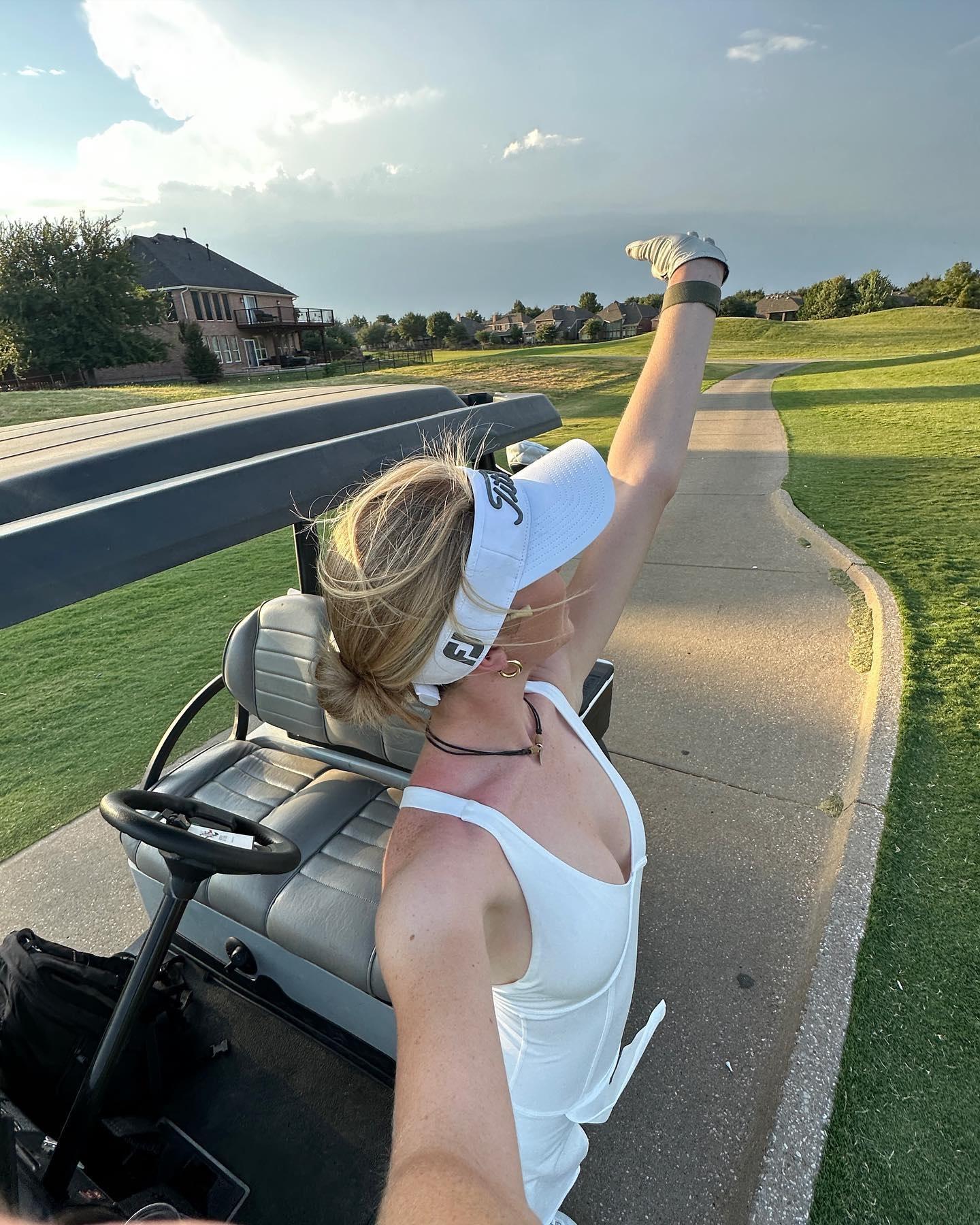 Grace Charis Golf Wardrobe Fail - m466686