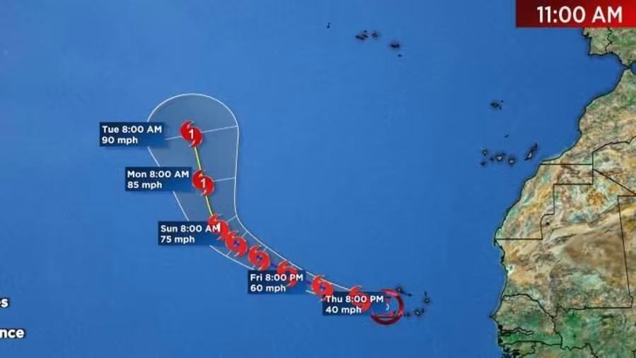 Hurricane Lee Strengthens, Predicted To Be 'Monster' Category 5