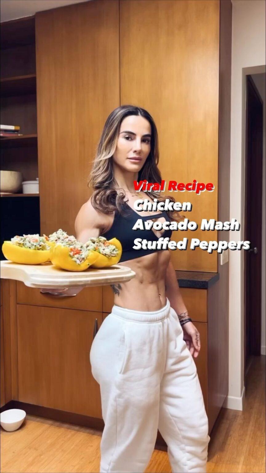 Senada Greca Shares Viral Chicken Avocado Mash Stuffed Peppers Recipe