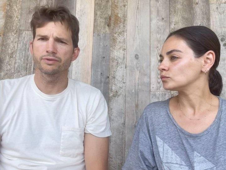 Ashton Kutcher and Mila Kunis apology video