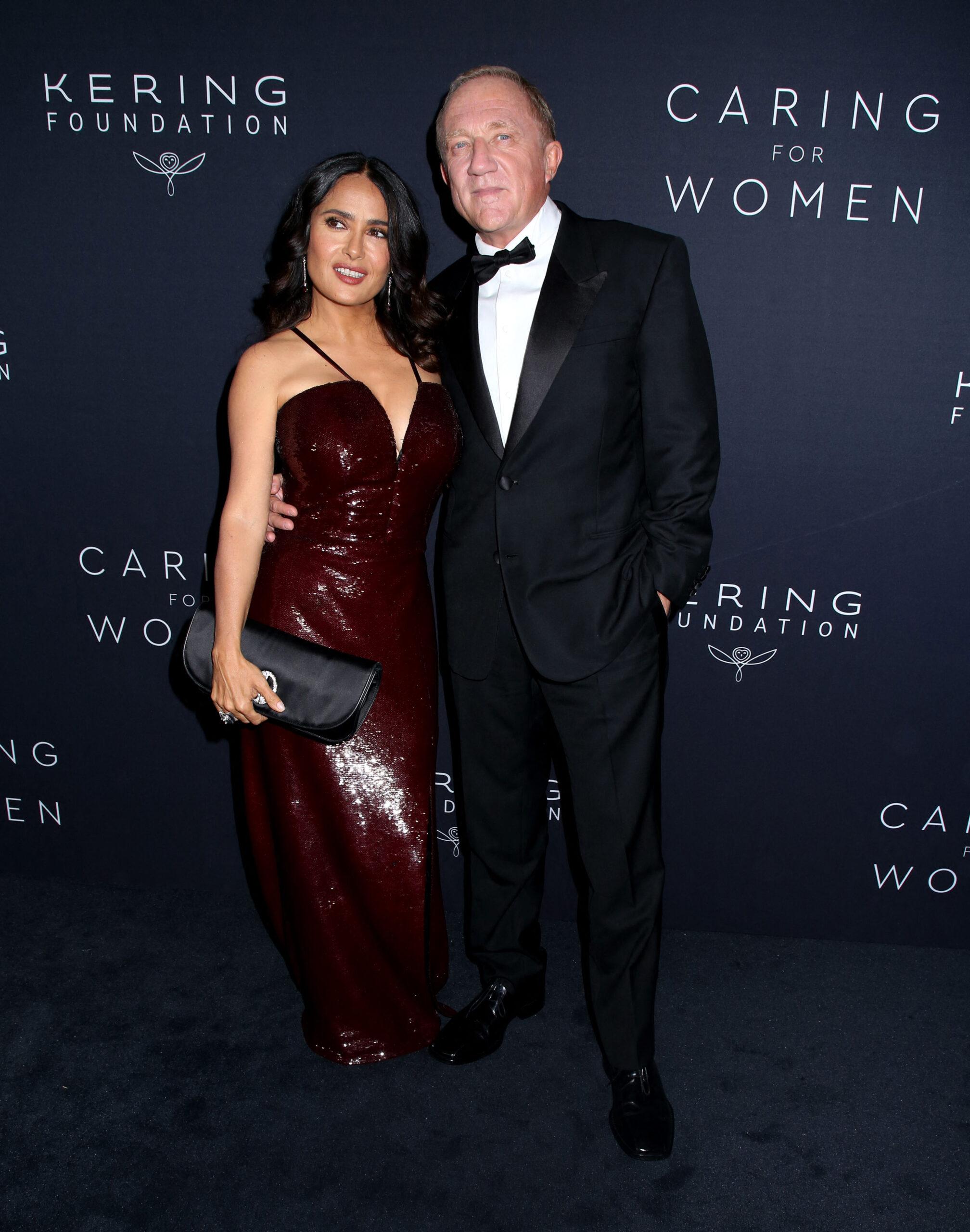 Salma Hayek at the Kering Foundation's 2nd Annual Caring for Women dinner