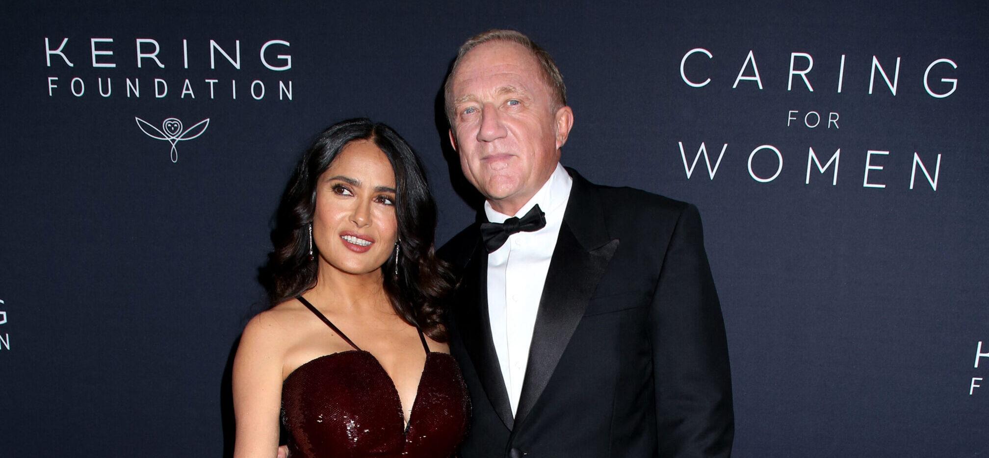 Salma Hayek at the Kering Foundation's 2nd Annual Caring for Women dinner