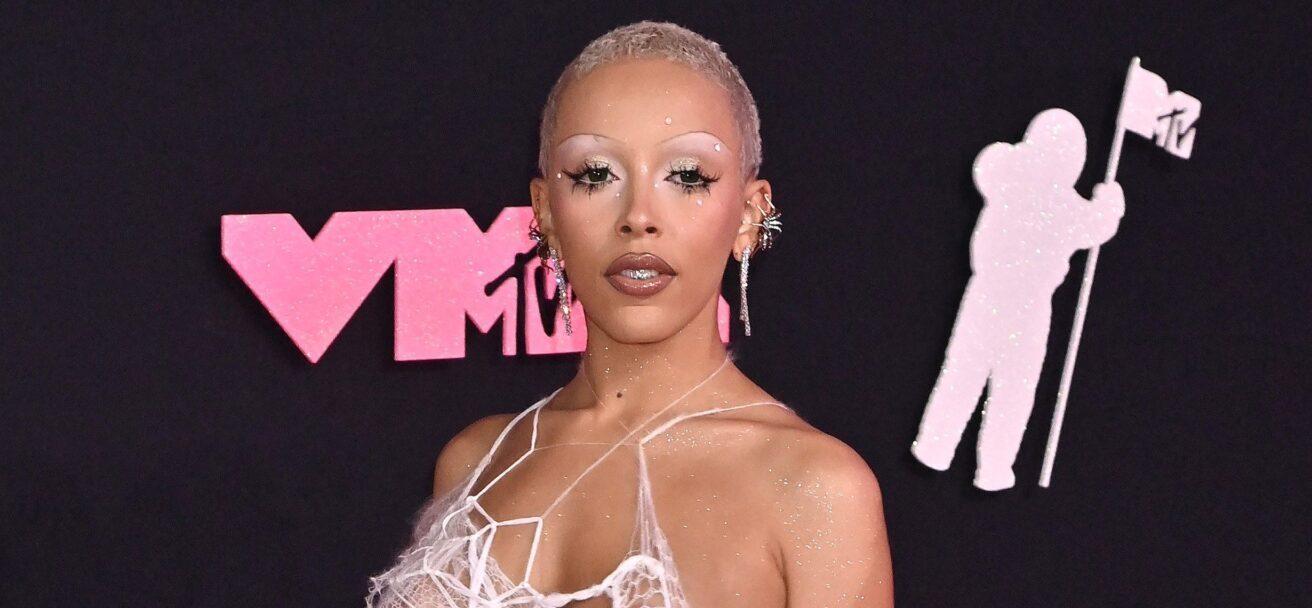 Doja Cat Fans Want To Be The Spider On Her Sheer Web Ensemble At The VMA’s