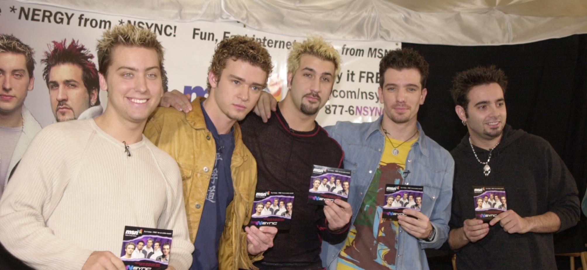 N'Sync at MSN event