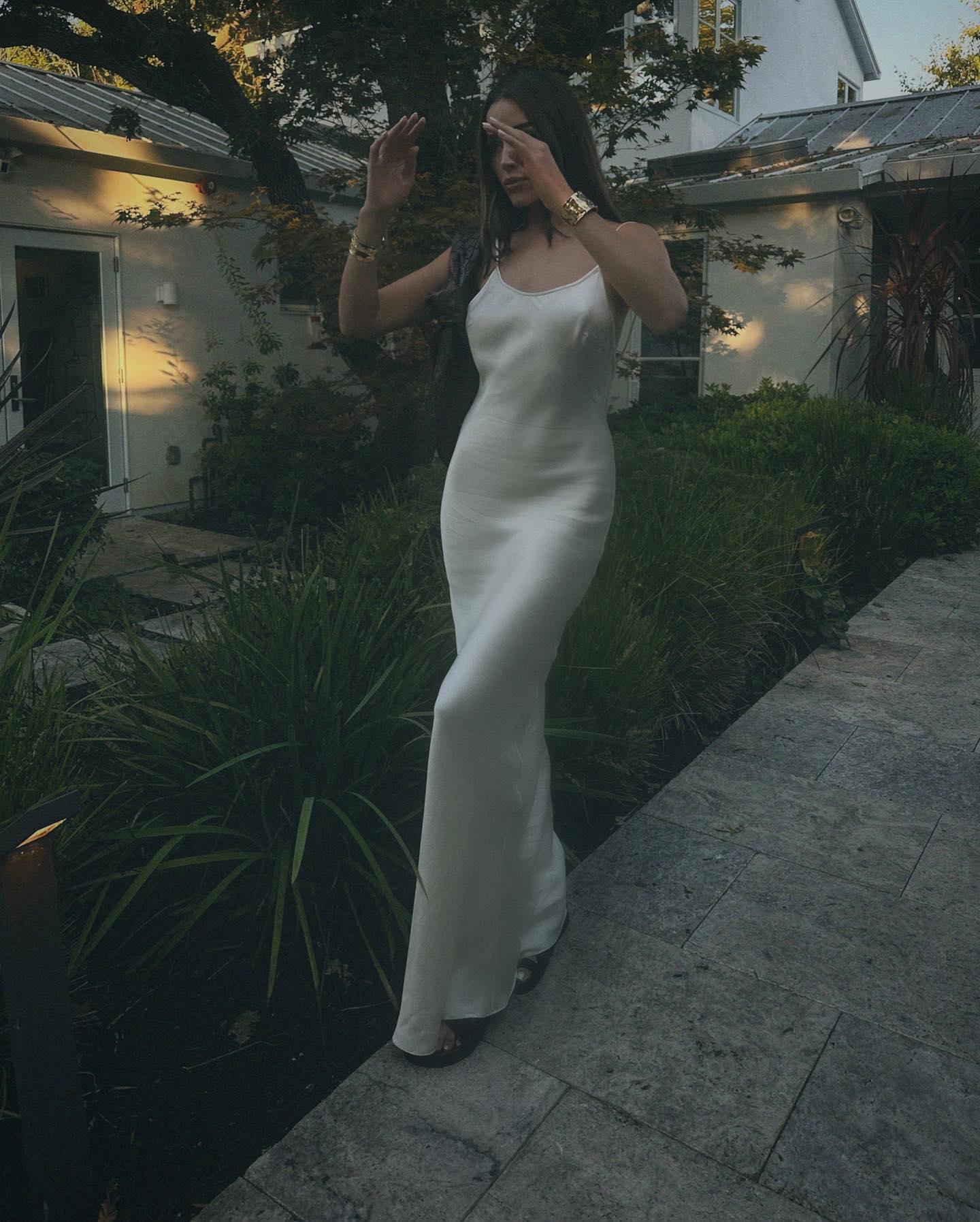 Olivia Culpo In Slinky White Dress Is In Her 'Stability Era'