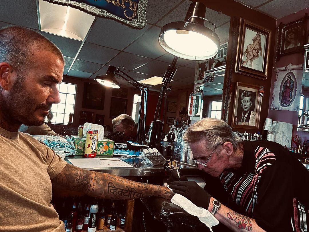 David Beckham dedicates 61st tattoo to wife Victoria Beckham