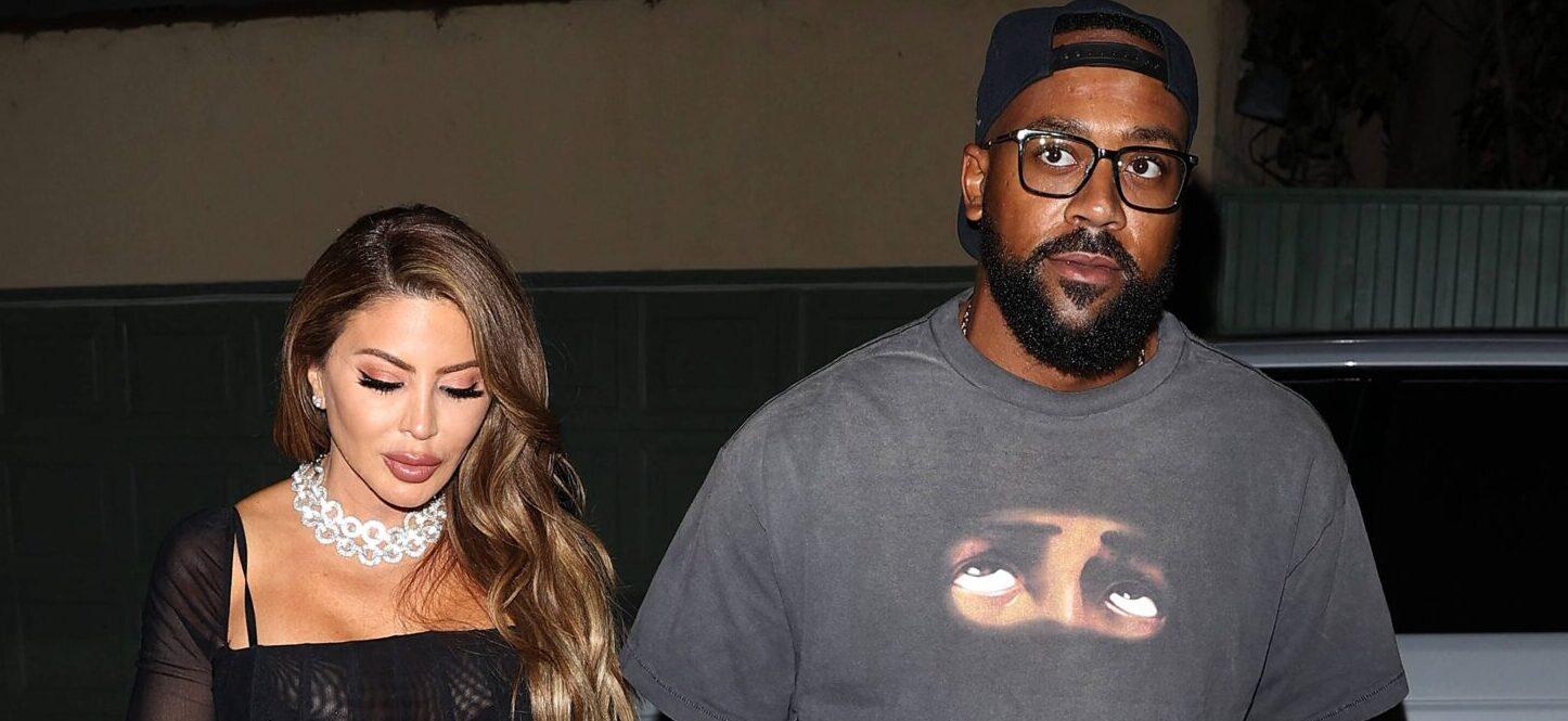 Larsa Pippen and Marcus Jordan head out to dinner at Craigs Restaurant in West Hollywood, CA
