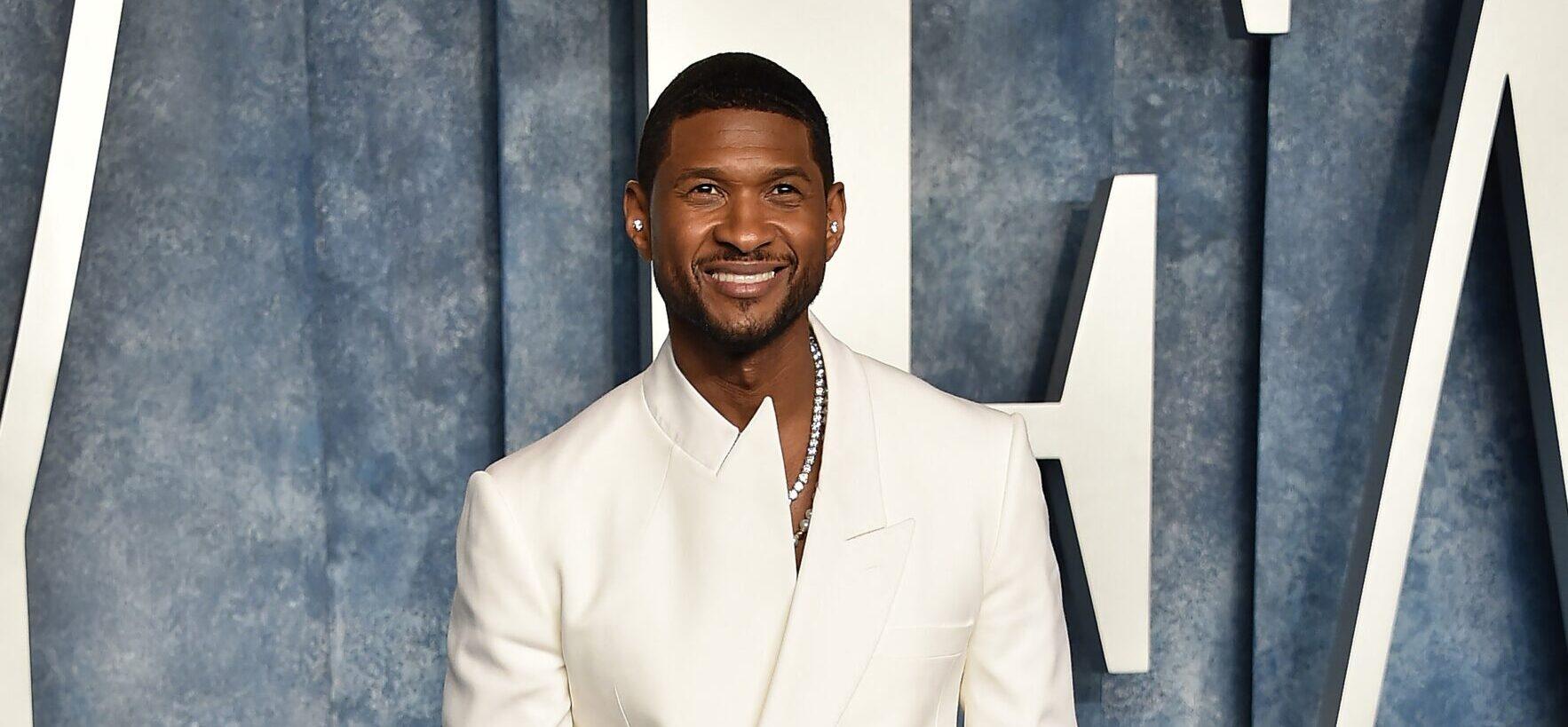 Usher Hit The Super Bowl Stage With A Marriage License