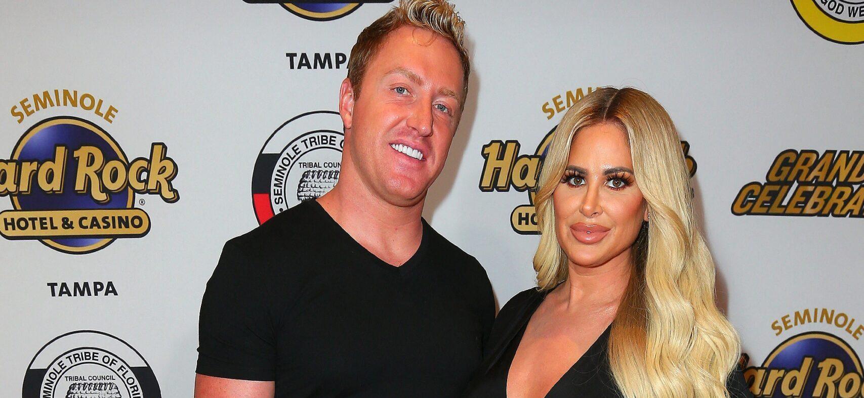 Kim Zolciak and Kroy Biermann attend the Grand Celebration event at Seminole Hard Rock Hotel & Casino Tampa
