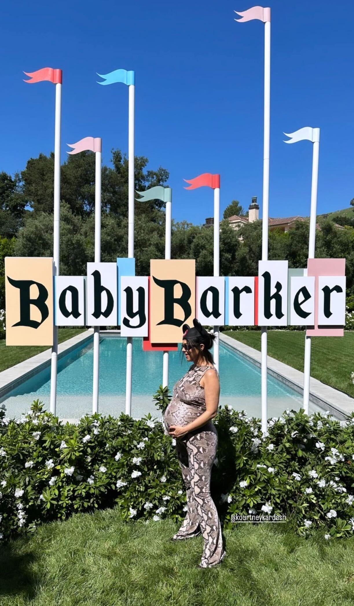 Inside Kourtney Kardashian and Travis Barker's Disney themed baby shower