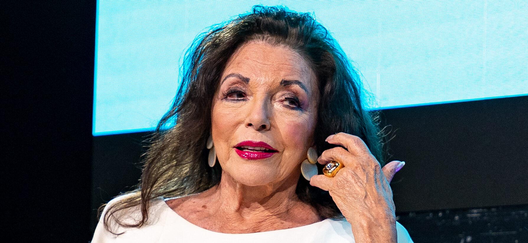 Joan Collins Reveals ‘Fear Of Needles’ At 90, Her Face Is Completely Natural!