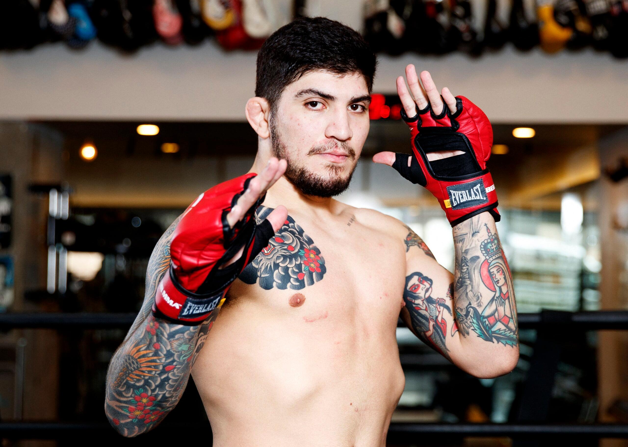 MMA fighter, Dillon Danis training at Gotham Gym, 600 Washington Street