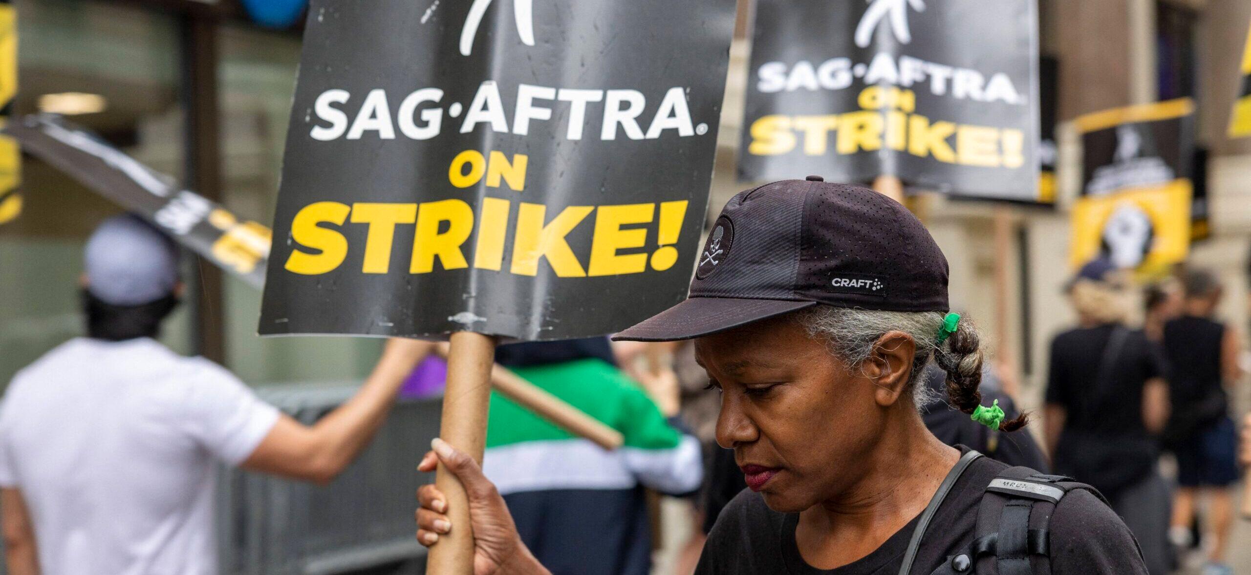 SAG-AFTRA Picket At Warner Bros. Discovery / Netflix HQ