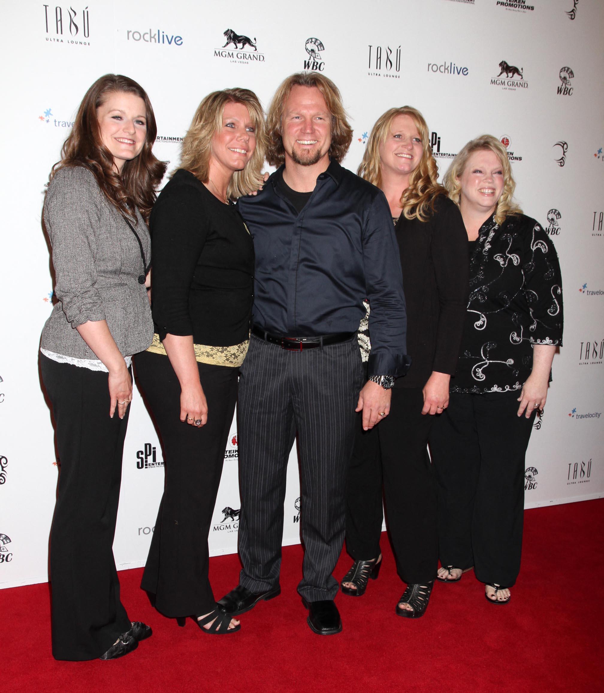 "Sister Wives" cast attend MIKE TYSON SHOW OPENING IN VEGAS