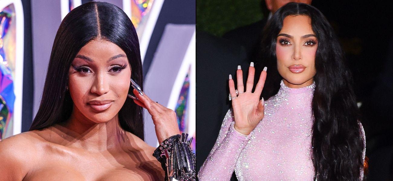 Cardi B & Kim Kardashian Become 'Kardi', Look 'Snatched' In SKIMS
