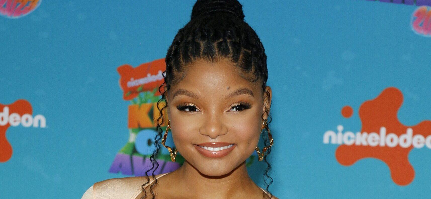 Halle Bailey Fuels Pregnancy Rumors, Hides Belly In Baggy Clothes