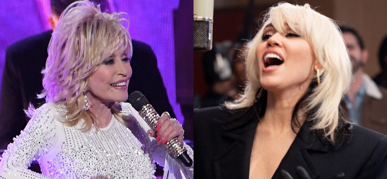 Dolly Parton Joins Goddaughter Miley Cyrus On The Wrecking Ball!