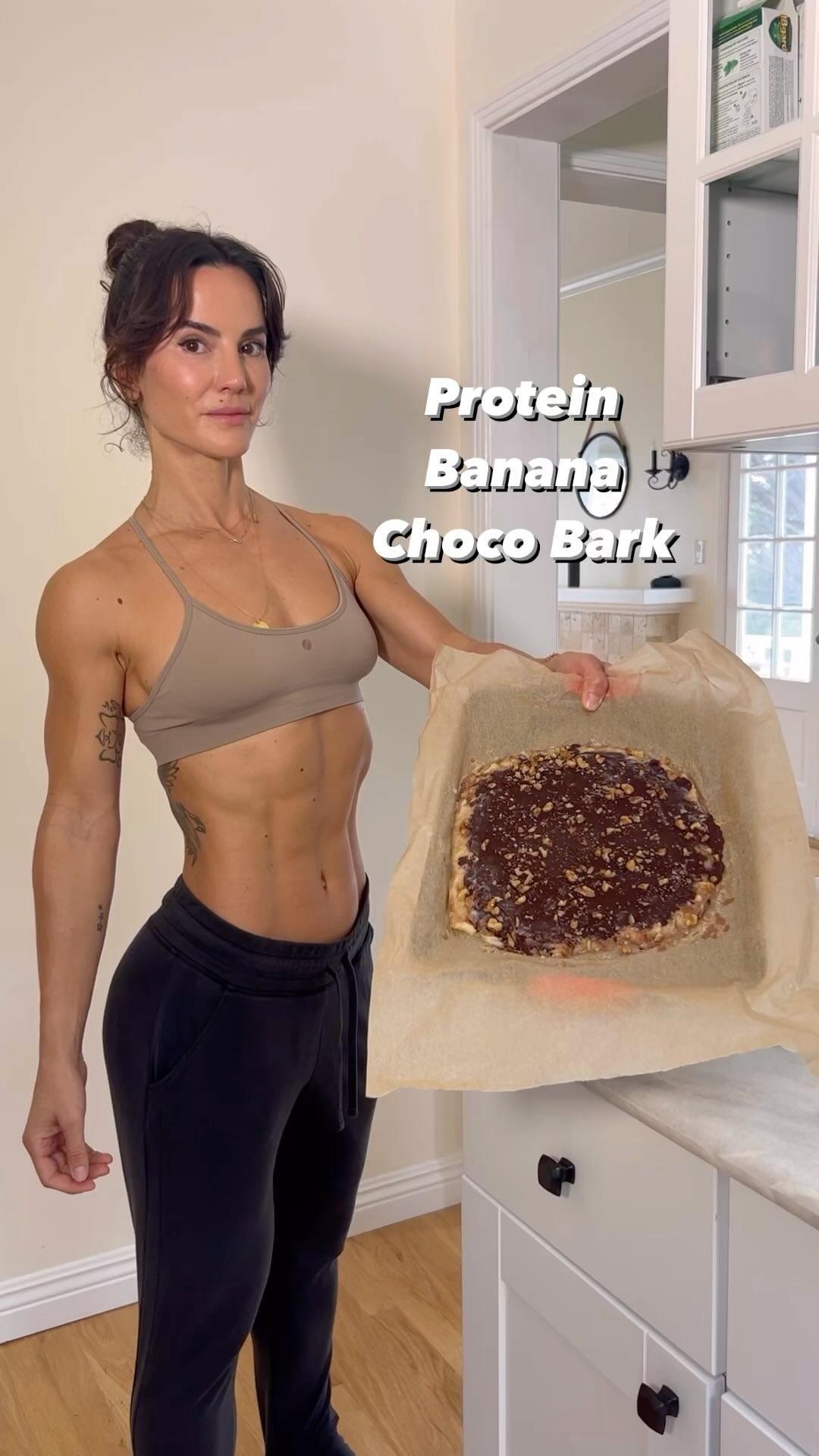 Fitness Trainer Senada Greca Shares Her Protein Banana Chocolate Bark Recipe