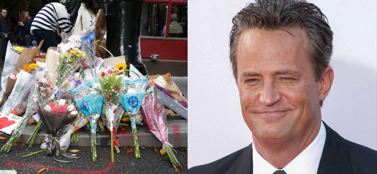 Fans Mourn Matthew Perry Outside ‘Friends’ Building In NYC