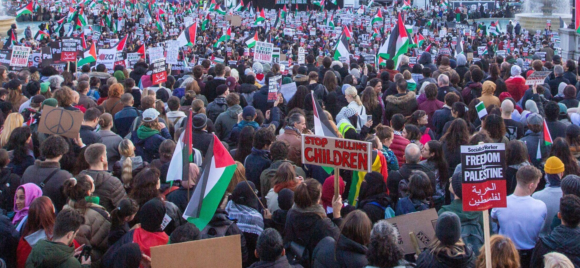 PHOTOS: Washington D.C. SWARMED By Pro-Palestine Protesters