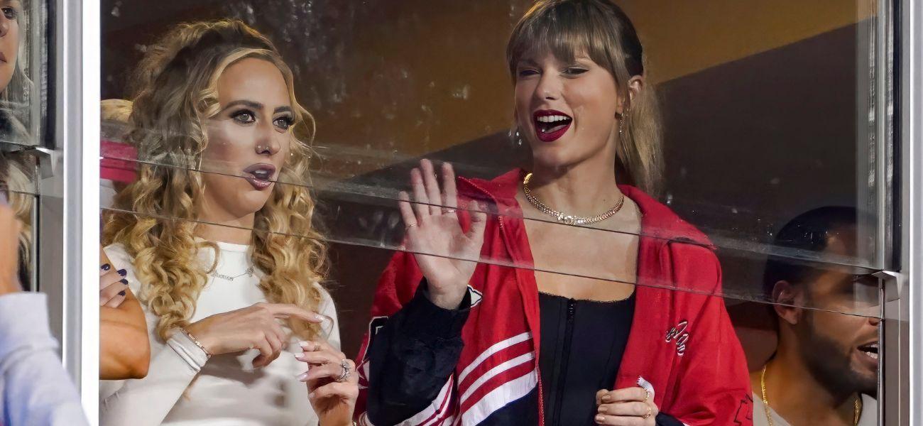 Brittany Mahomes Sips Champagne With New Gal Pal, Taylor Swift!