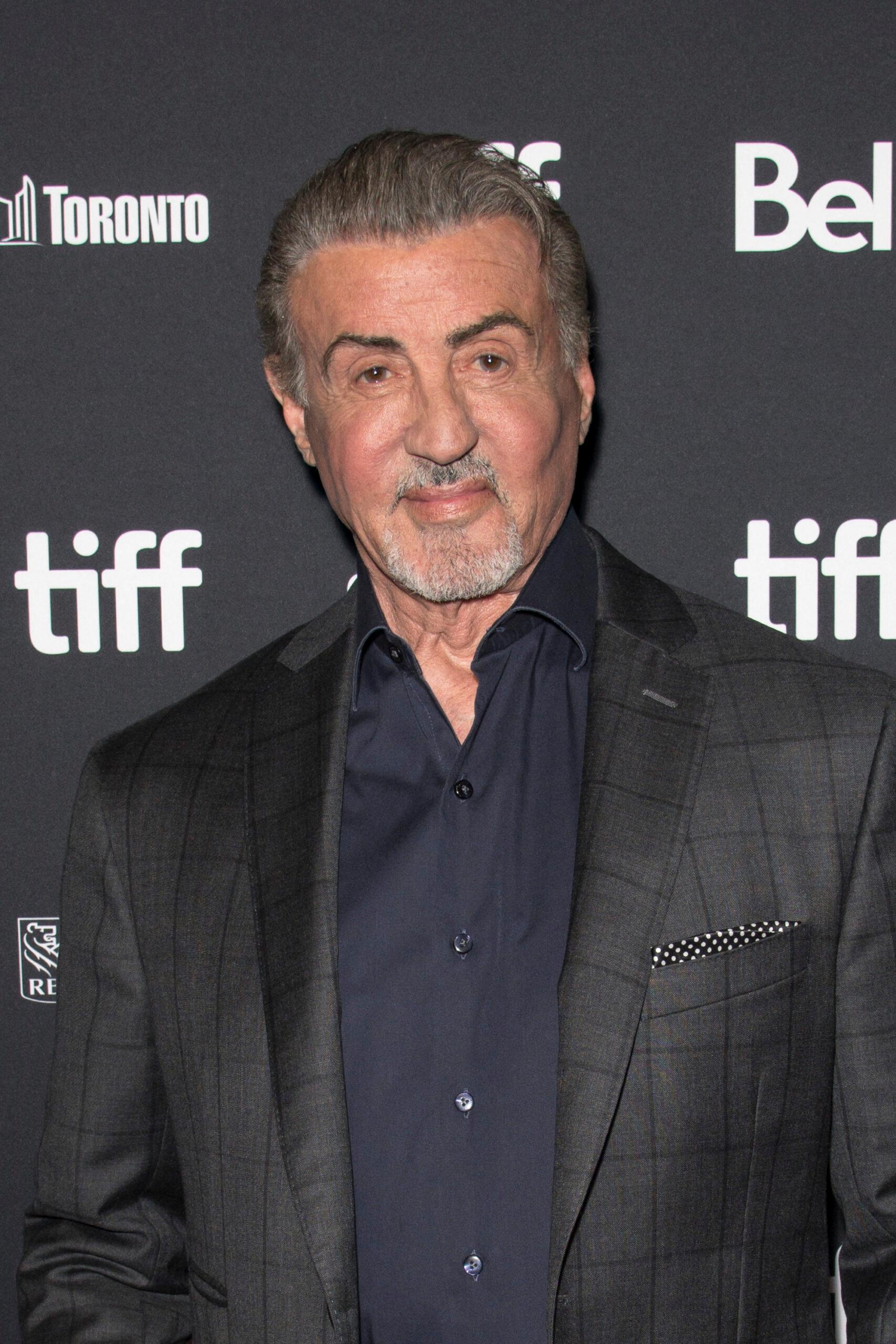 September 15, 2023, Toronto, Ontario, Canada: Sylvester Stallone attends the ''In Conversation With...Sylvester Stallone'' during the 2023 Toronto International Film Festival at TIFF Bell Lightbox. 15 Sep 2023 Pictured: September 15, 2023, Toronto, Ontario, Canada: Sylvester Stallone attends the ''In Conversation With...Sylvester Stallone'' during the 2023 Toronto International Film Festival at TIFF Bell Lightbox. Photo credit: ZUMAPRESS.com / MEGA TheMegaAgency.com +1 888 505 6342 (Mega Agency TagID: MEGA1032085_006.jpg) [Photo via Mega Agency]