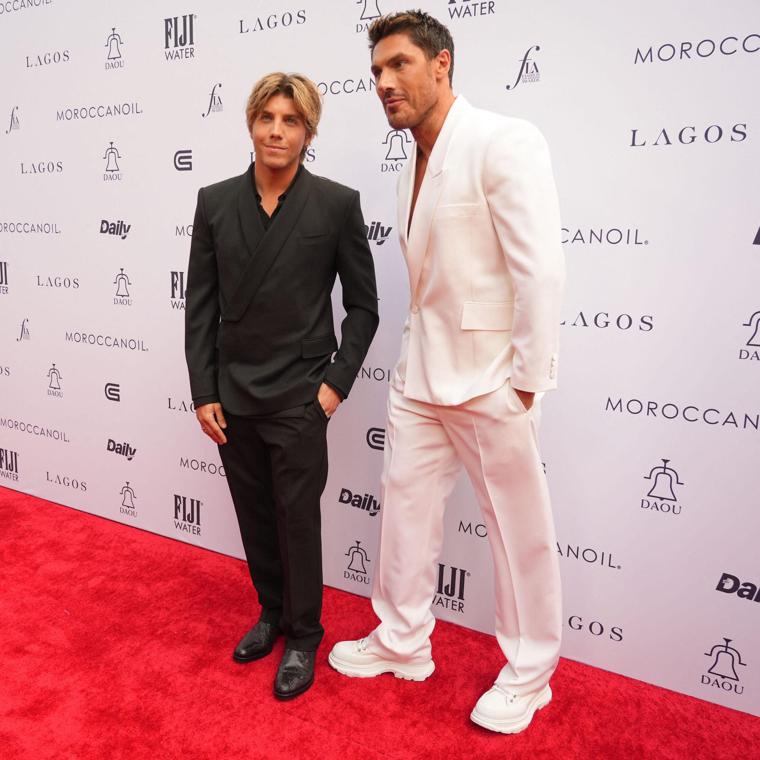 Lukas Gage and Chris Appleton at the Daily Front Row's 7th Annual Fashion Los Angeles Awards
