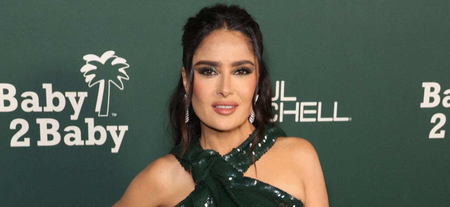 Salma Hayek Shares Her Captivating Italian Moments With Busty Selfie