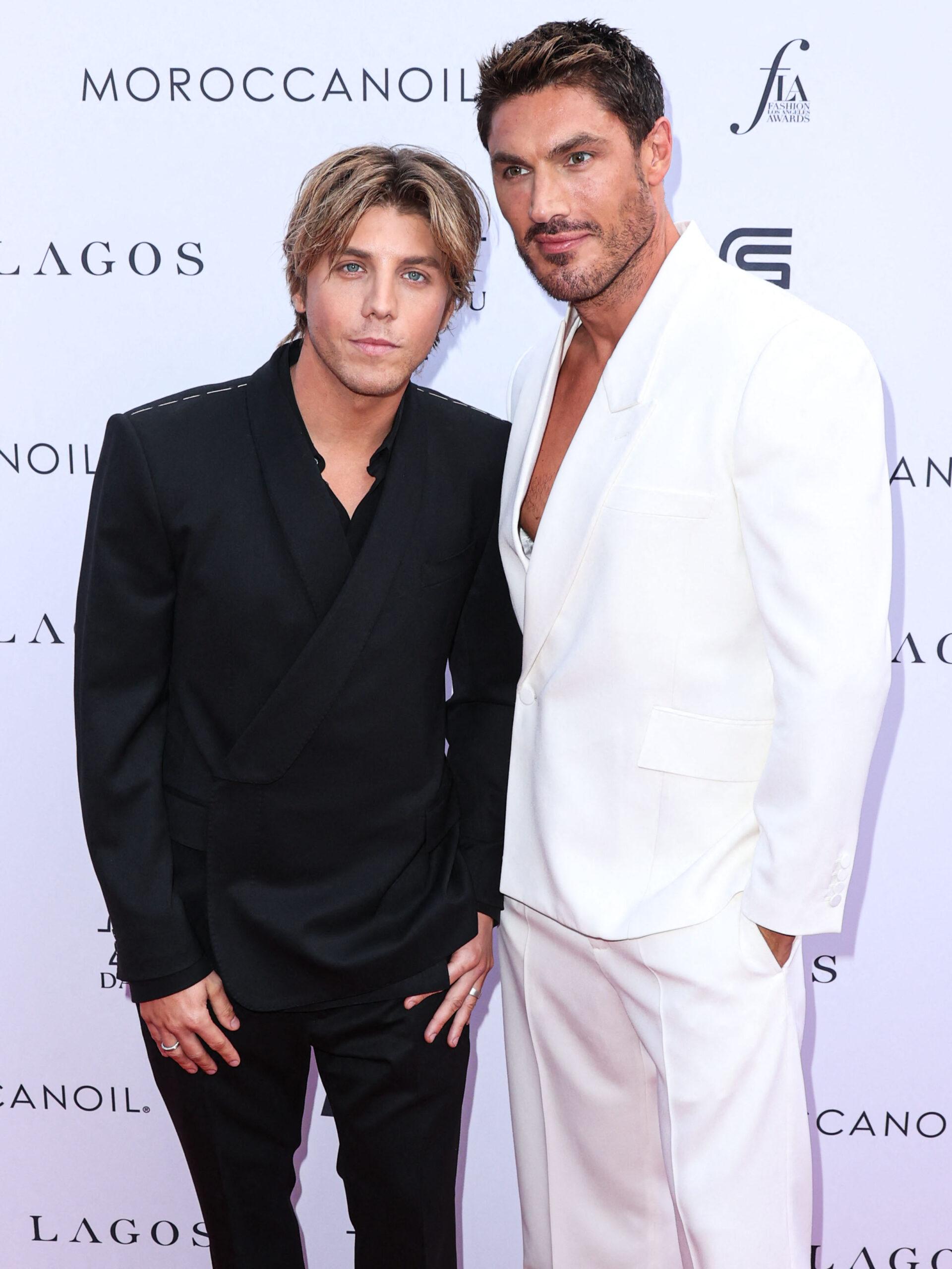 Chris Appleton & Lukas Gage attend The Daily Front Row's 7th Annual Fashion Los Angeles Awards