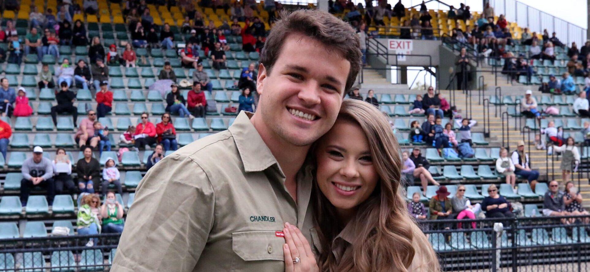 Bindi Irwin celebrates her 22nd birthday, joined by her husband Chandler Powell, brother Robert and mother Terri Irwin at Australia Zoo with A Cake Cutting & Family Crocodile Feeding in the 