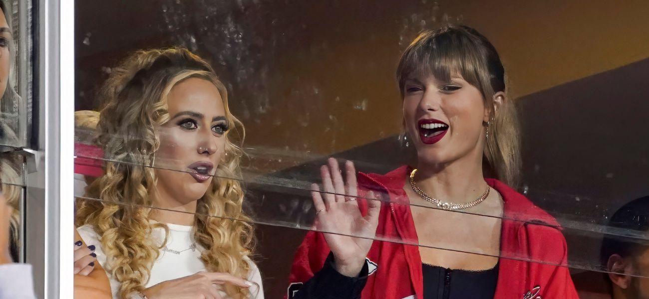 Taylor Swift & Brittany Mahomes Snap Behind-The-Scenes Pic At NFL Game