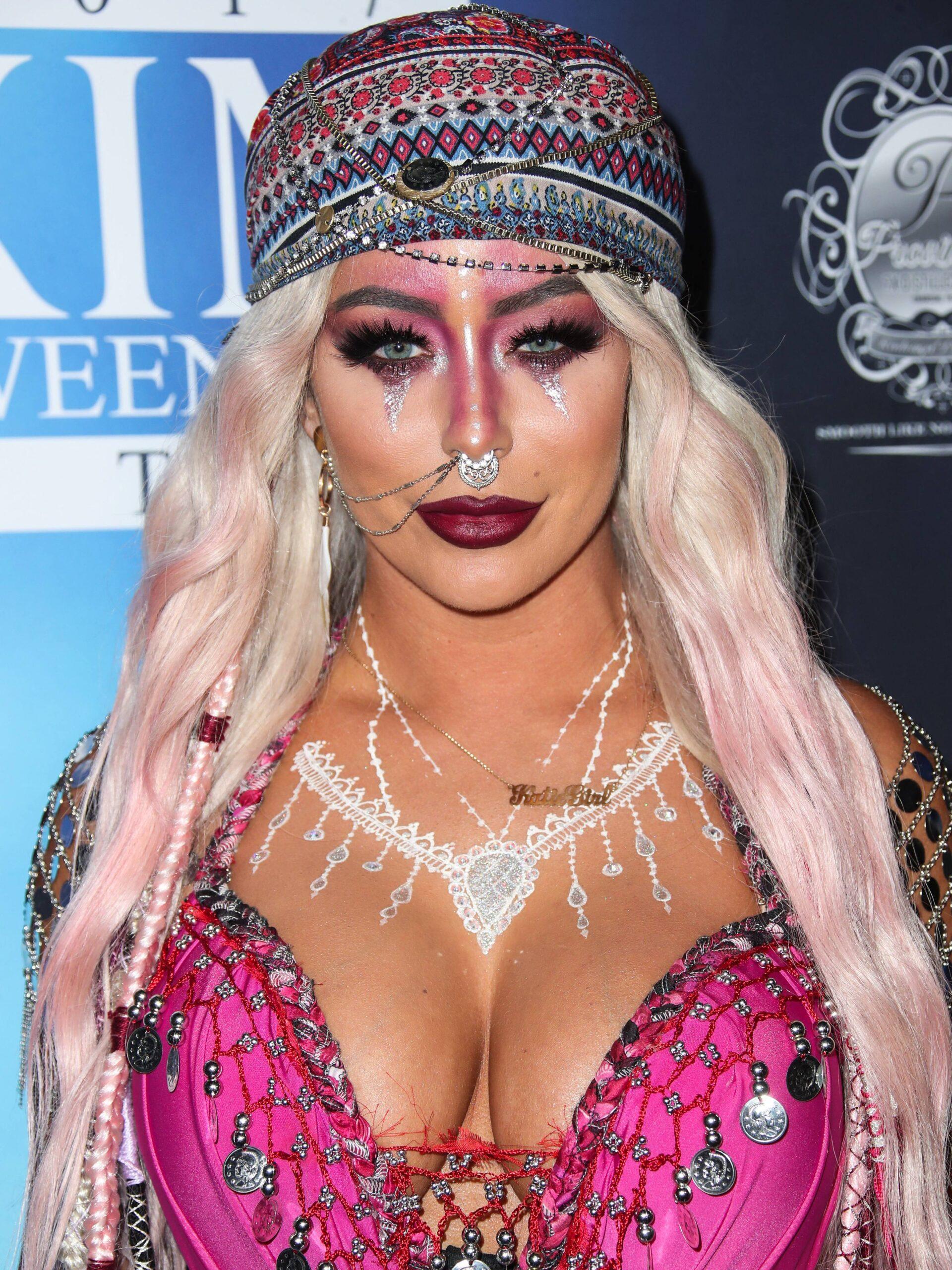 Aubrey O'Day attends the 2017 MAXIM Halloween Party