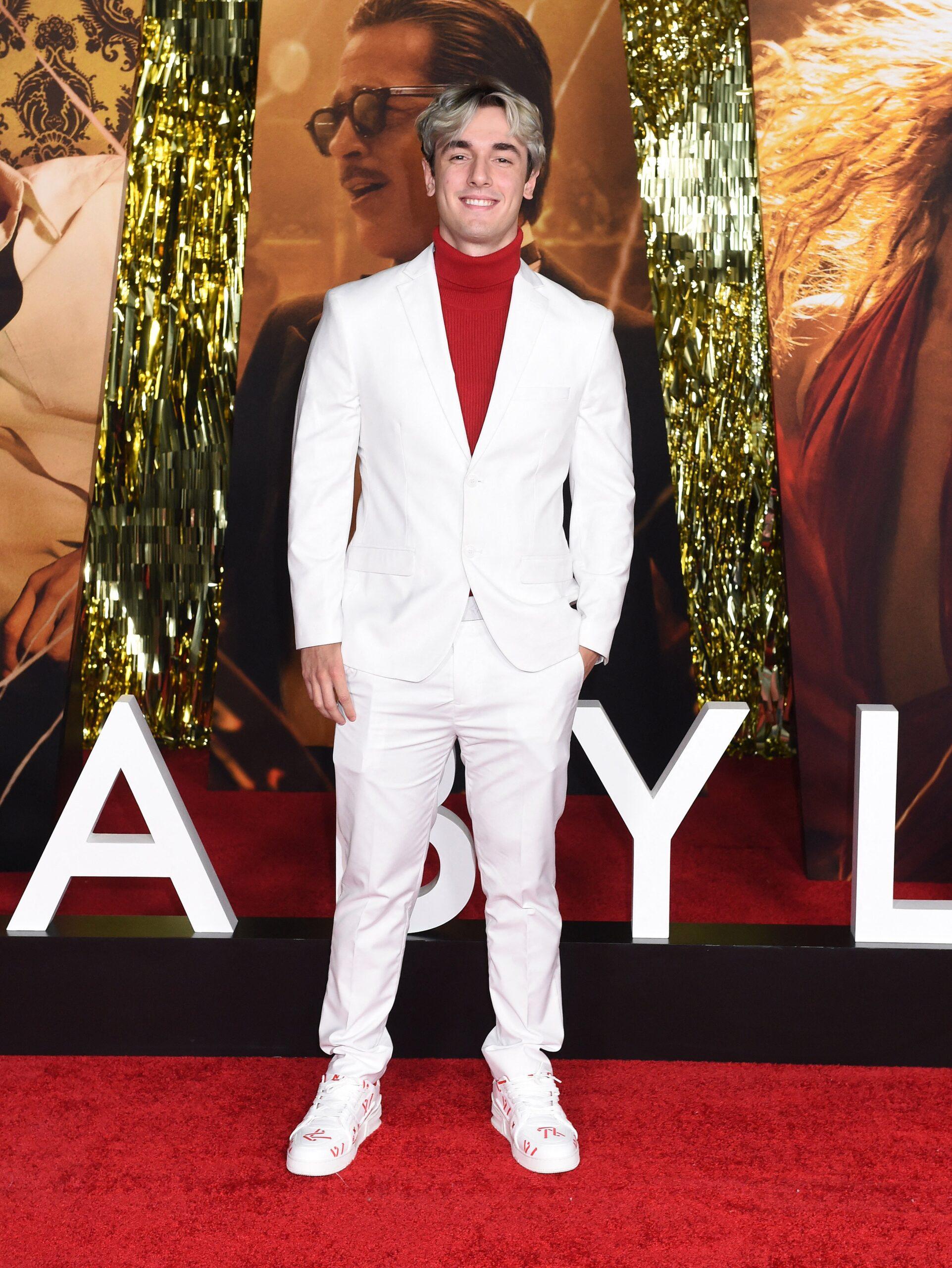 Bryce Hall at the world premiere of BABYLON