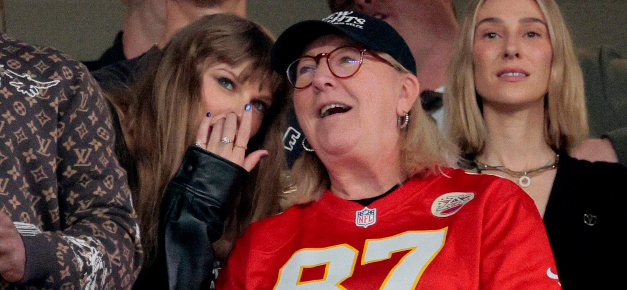 Travis Kelce’s Mom Proudly Blasts Taylor Swift’s Songs On Vacation
