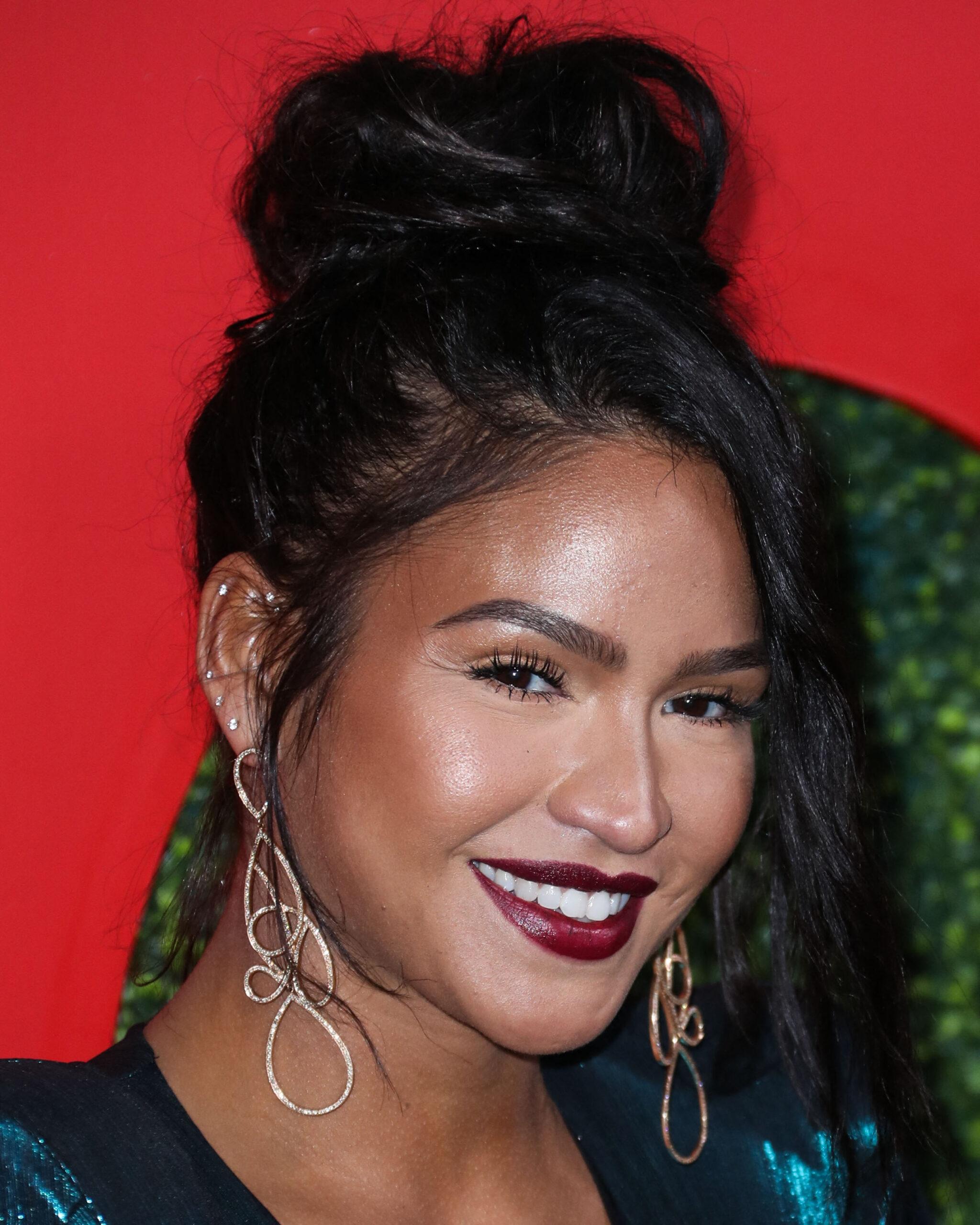 A close-up of singer Cassie.