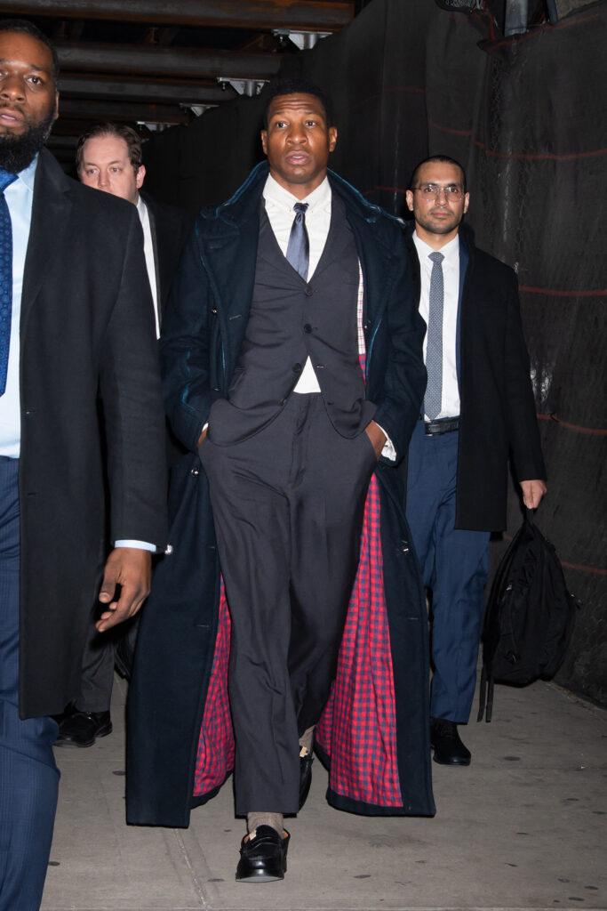 Jonathan Majors & Meagan Good Make Their Red Carpet Debut As A Couple