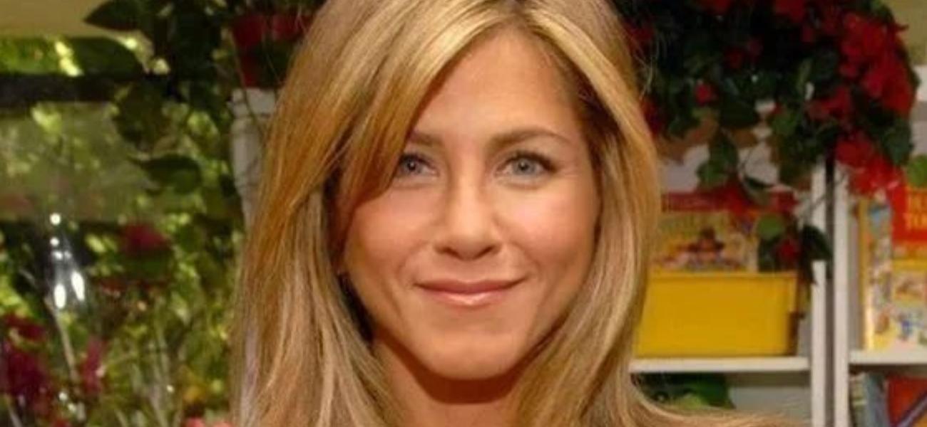 Jennifer Aniston Wearing Only A Striped Tie Is ‘Getting Hotter’