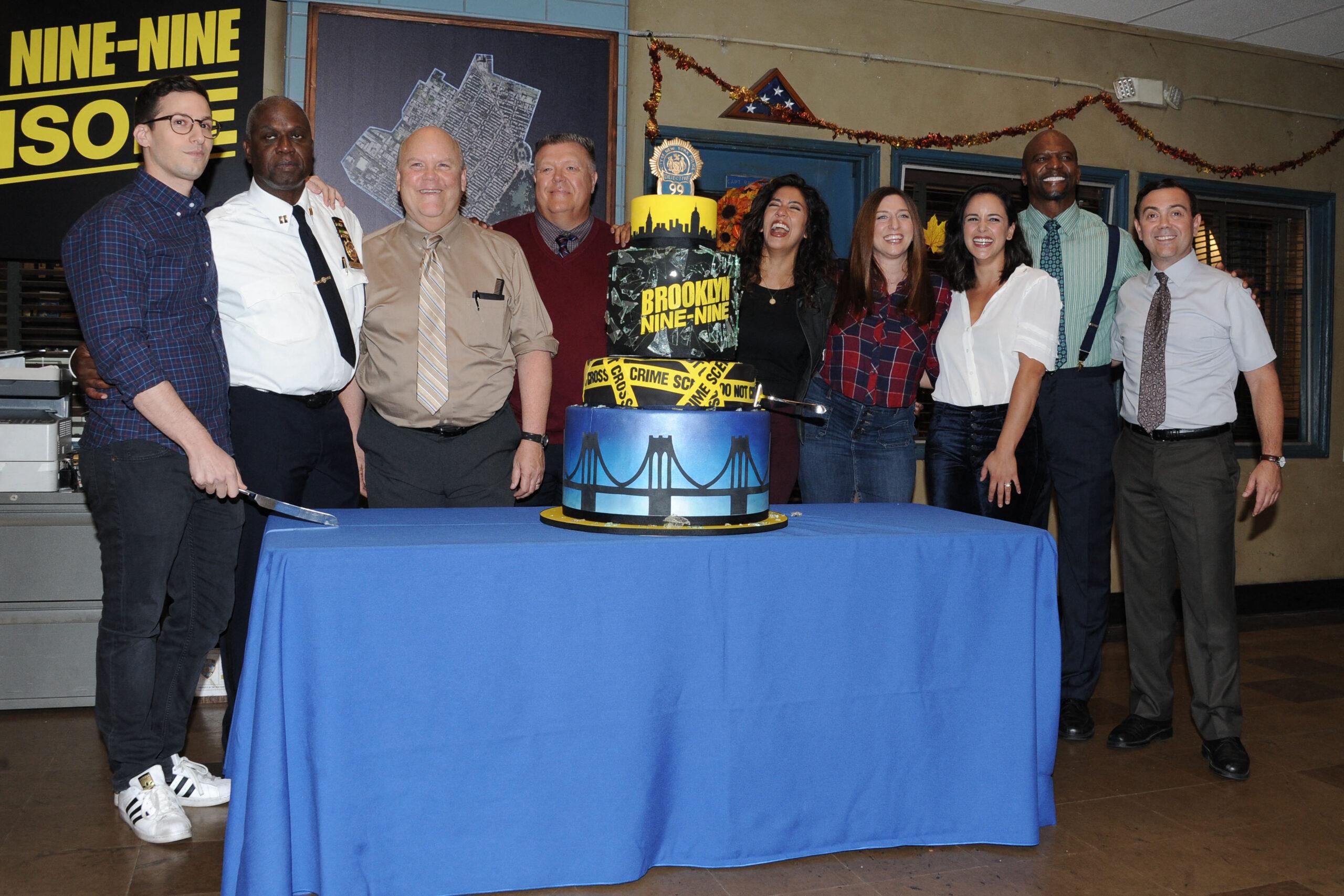 The BROOKLYN NINE-NINE 99th Episode Cake Cutting Party