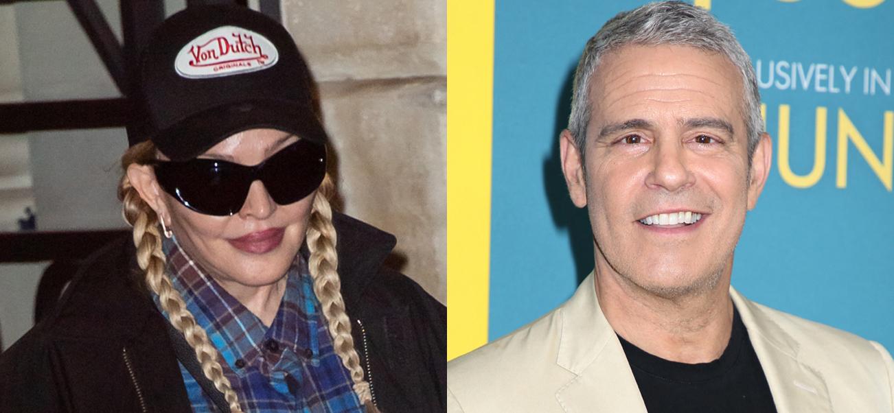 Andy Cohen Reacts To Madonna's Jab During Celebration Tour Performance