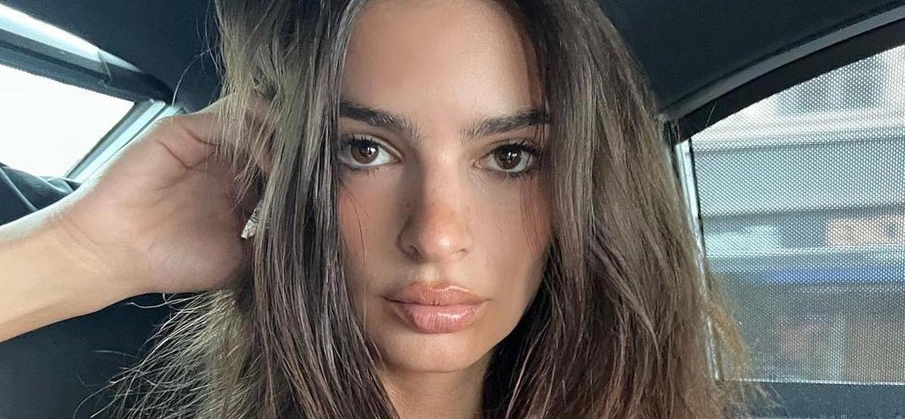 Emily Ratajkowski Lowers Jeans To Sell Her G-Strings