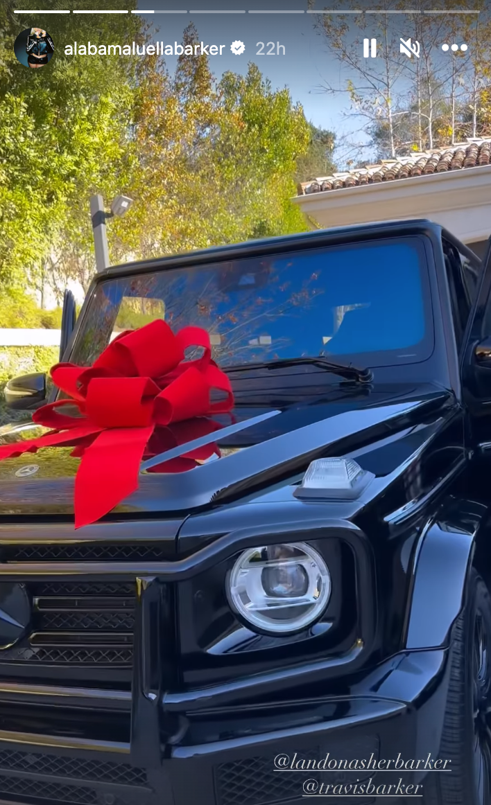 Travis Barker Surprises Kids With $150K Mercedes-Benz G-Wagons [PHOTOS]