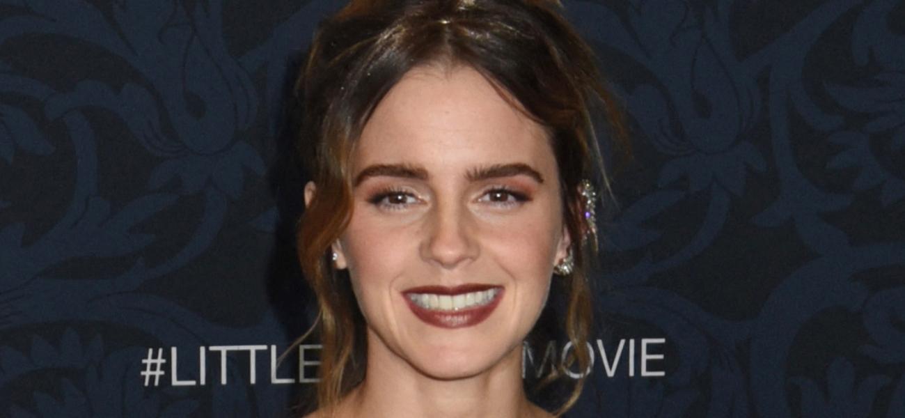 Emma Watson Stuns With Crop Top Straps Falling Down