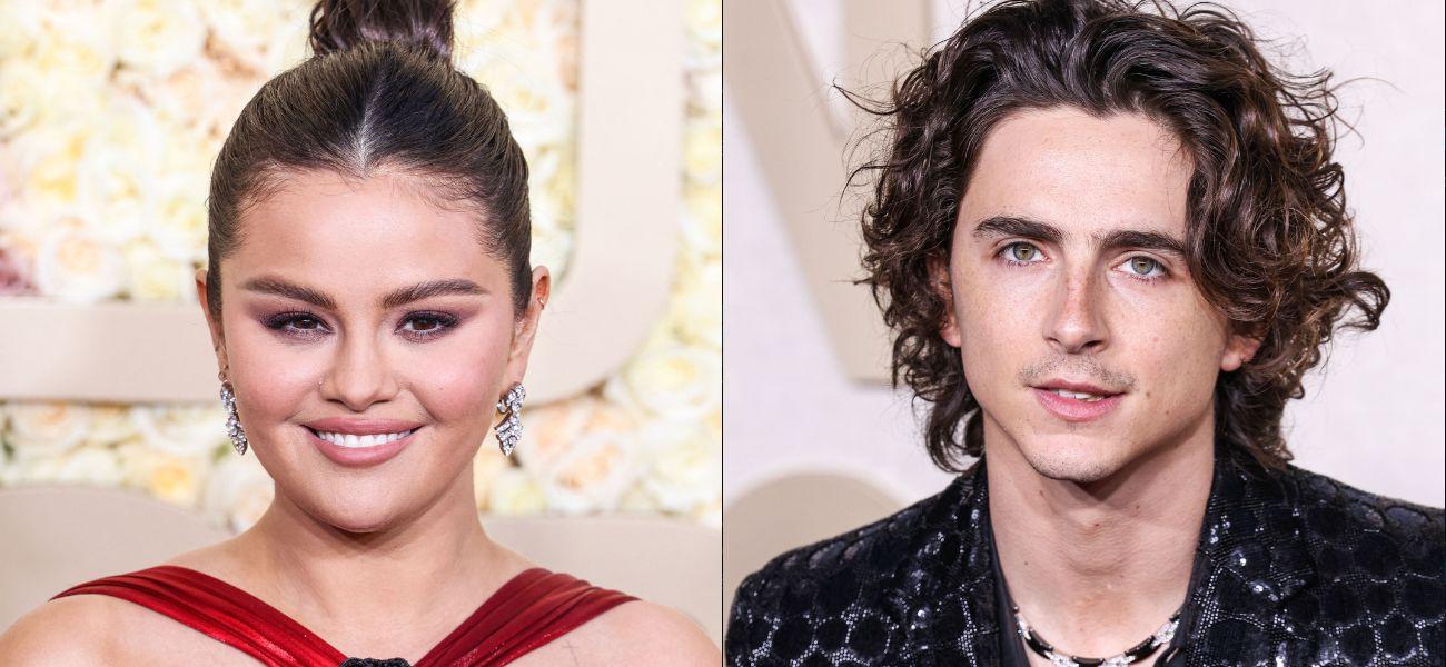 Was Selena Gomez & Taylor Swift Really Gossiping About Timothée Chalamet At GGA?