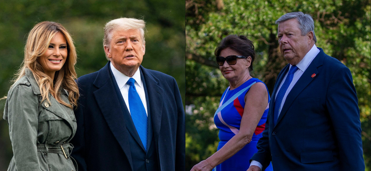 Donald Trump Somber As He Skips Trial To Support Melania At Her Mother’s Funeral