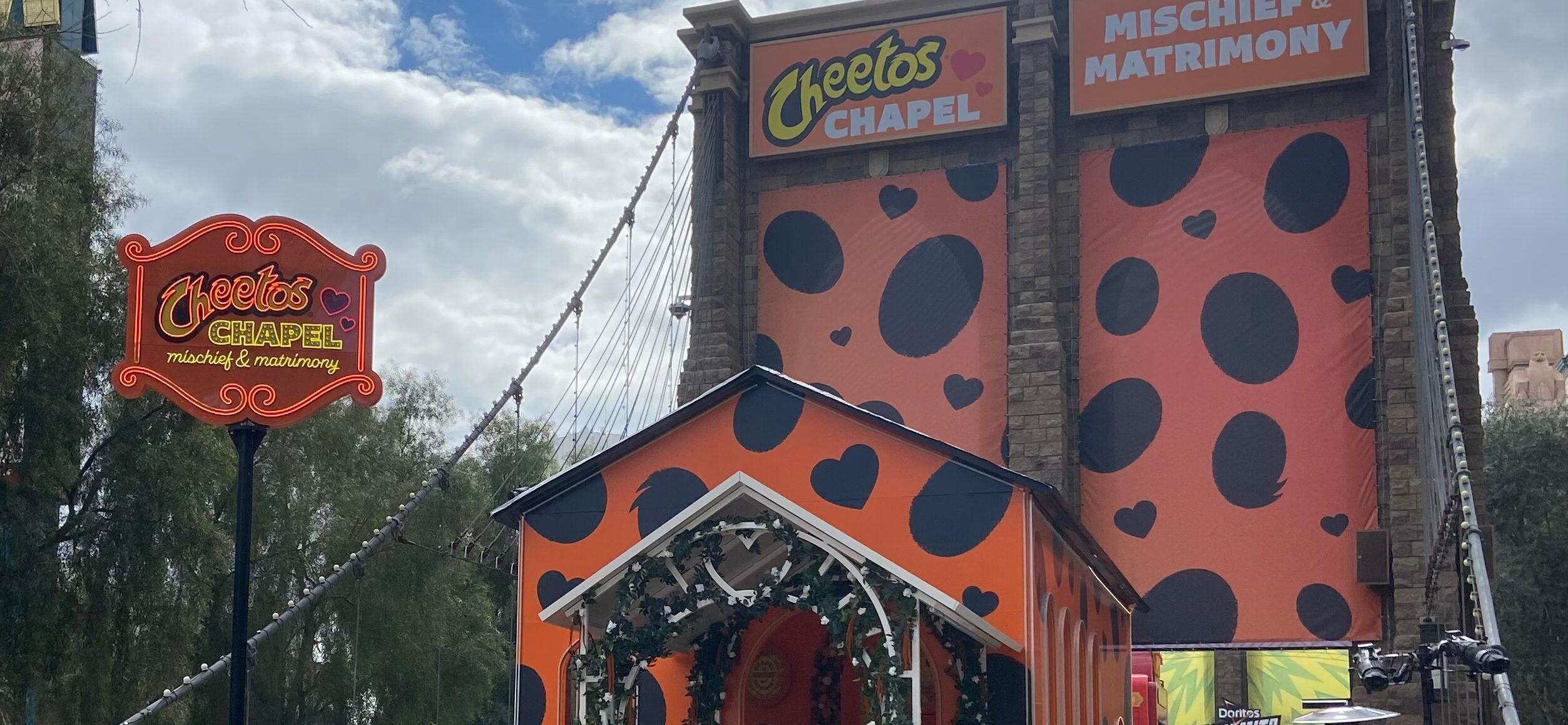 Flamin’ Hot Vows: Say ‘I Do’ In A Cheesy Way At The Cheetos Chapel In Vegas!